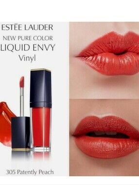 ESTÉE LAUDER PATENTLY PEACH (305) LIPSTICK NEW